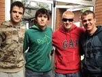 Thiago Razera, Bruno De David, Eduardo Barp (Toxa) e Thiago Pedroni