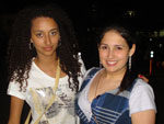 Francine Calvetti e Nicole Fernandes