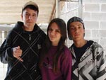 Guilherme Ferreira, Daniela Rainer e Alan Guerreiro