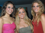 Larissa Wagner, Carolina Wagner e Laura De Carvalho